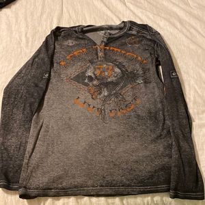 Affliction long sleeve shirt